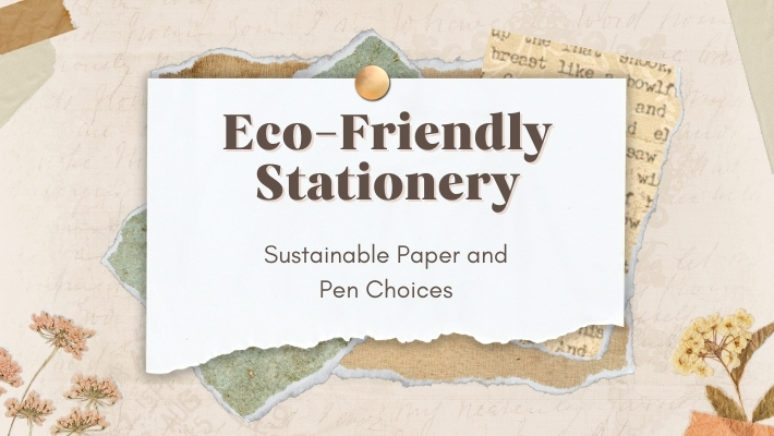 Eco-Friendly Stationery: Sustainable Paper and Pen Choices