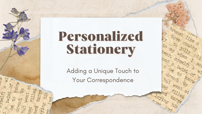 Personalized Stationery: Adding a Unique Touch to Your Correspondence
